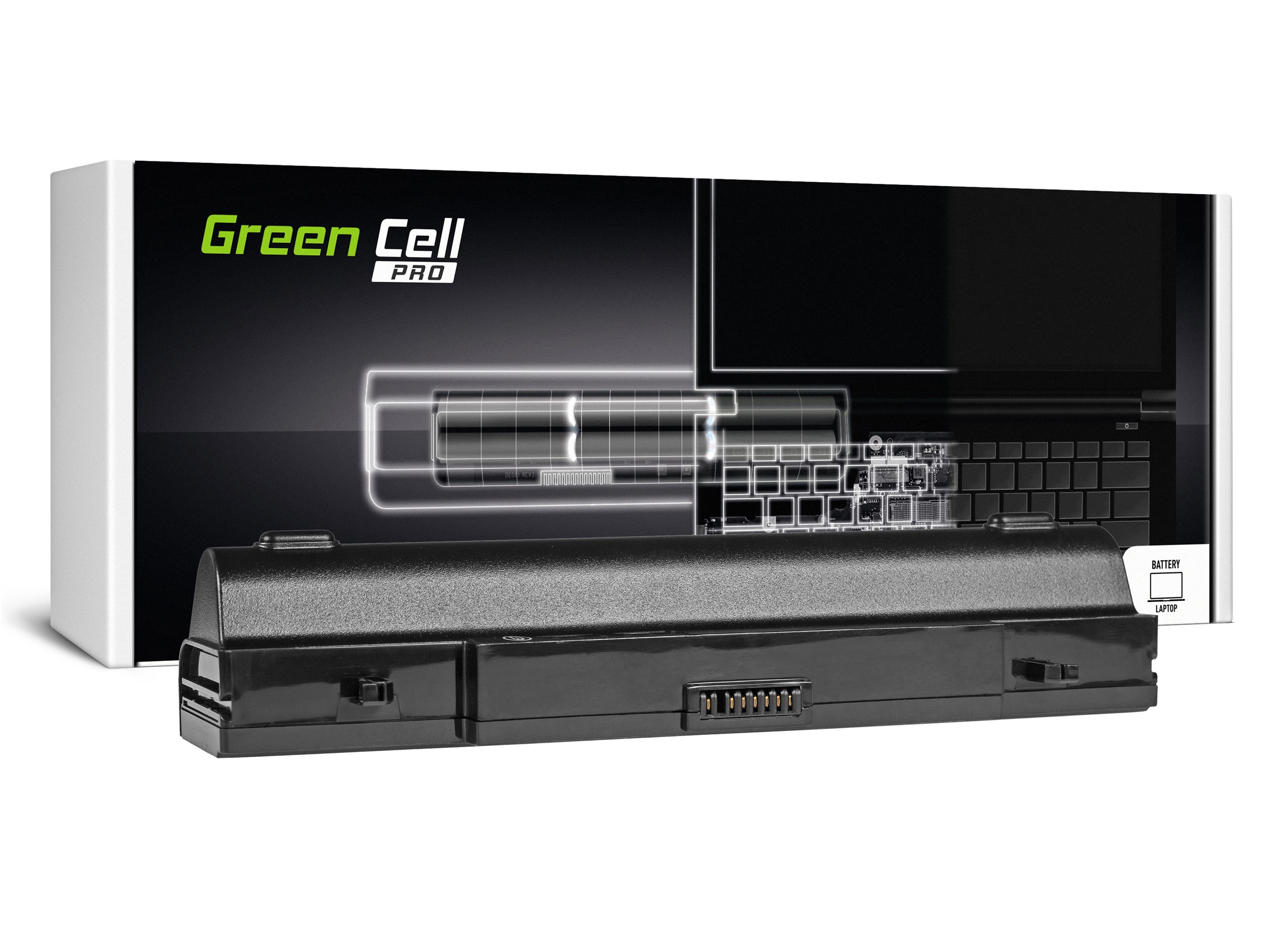Green Cell PRO Batteri för Samsung R519 R522 R530 R540 R580 R620 R719 R780 / 11,1V 7800mAh