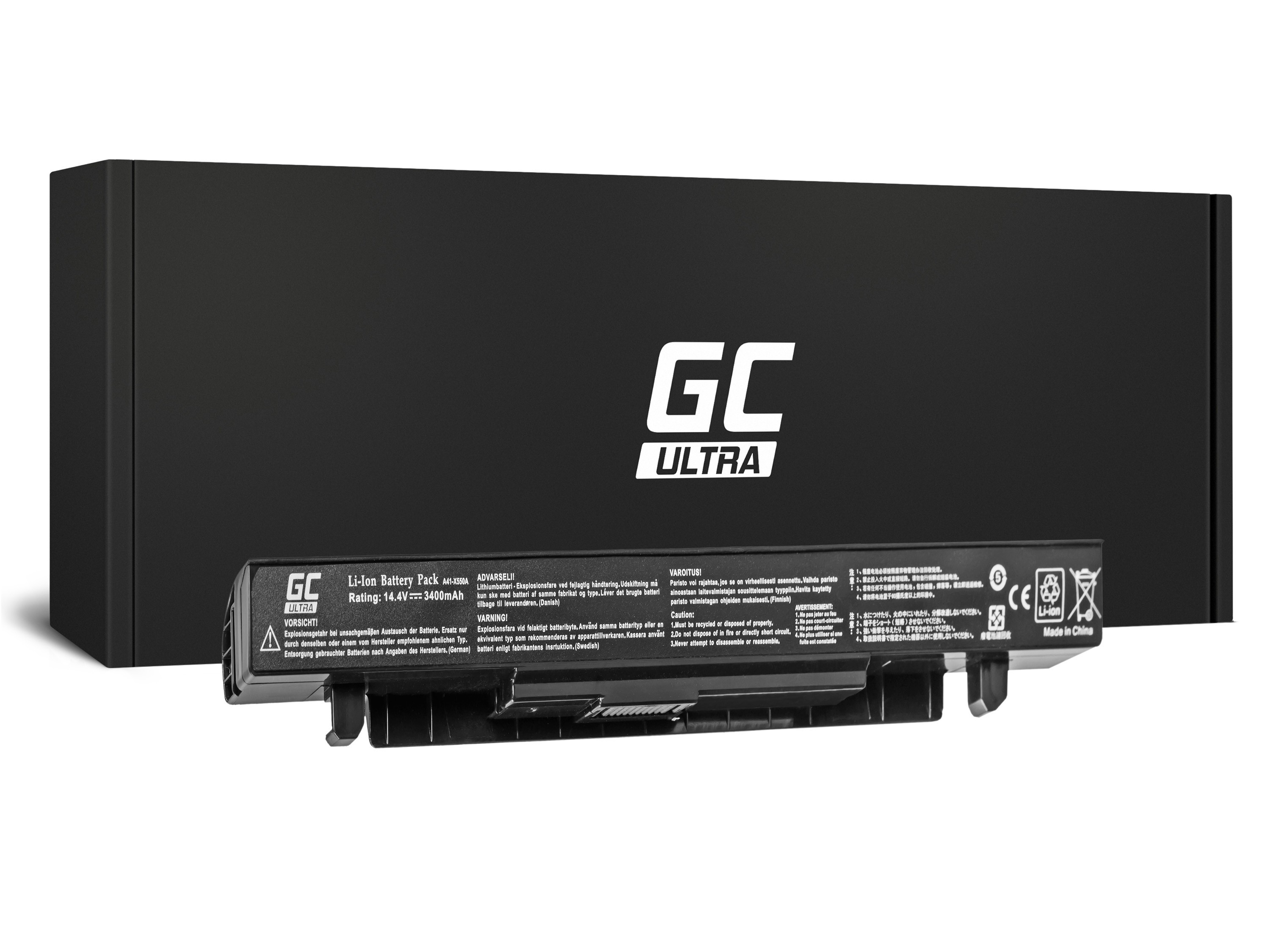 Green Cell ULTRA-batteri för Asus A450 A550 R510 X550 / 14,4V 3400mAh