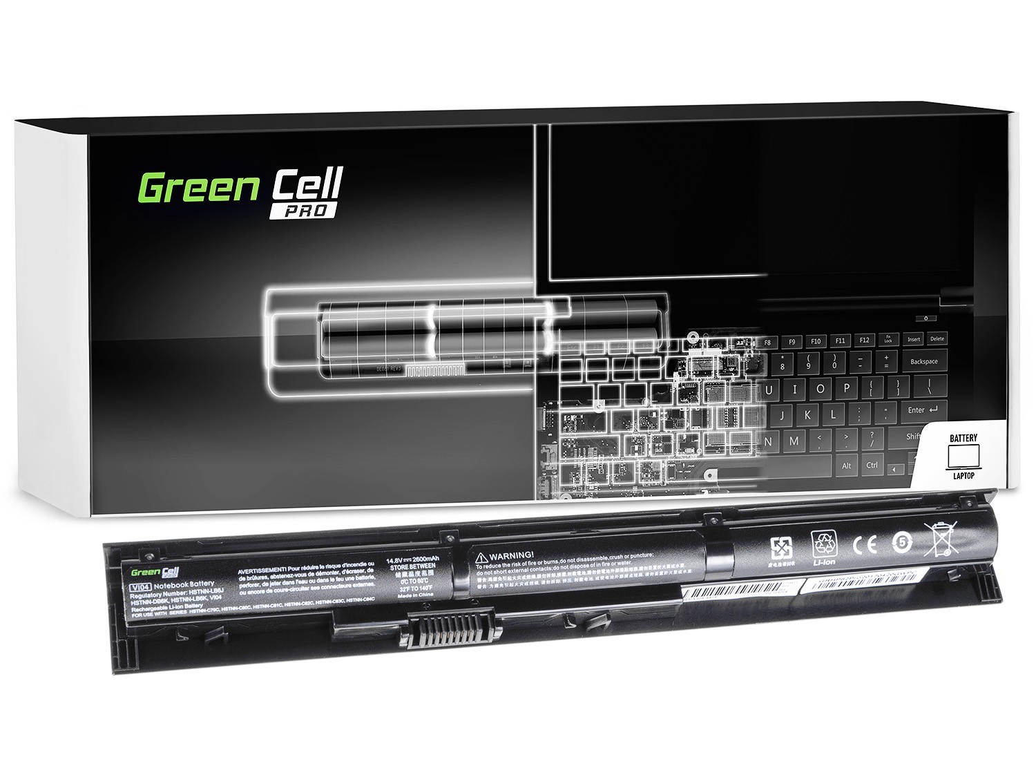 Green Cell PRO Batteri för HP ProBook 440 G2 450 G2 / 14,4V 2600mAh