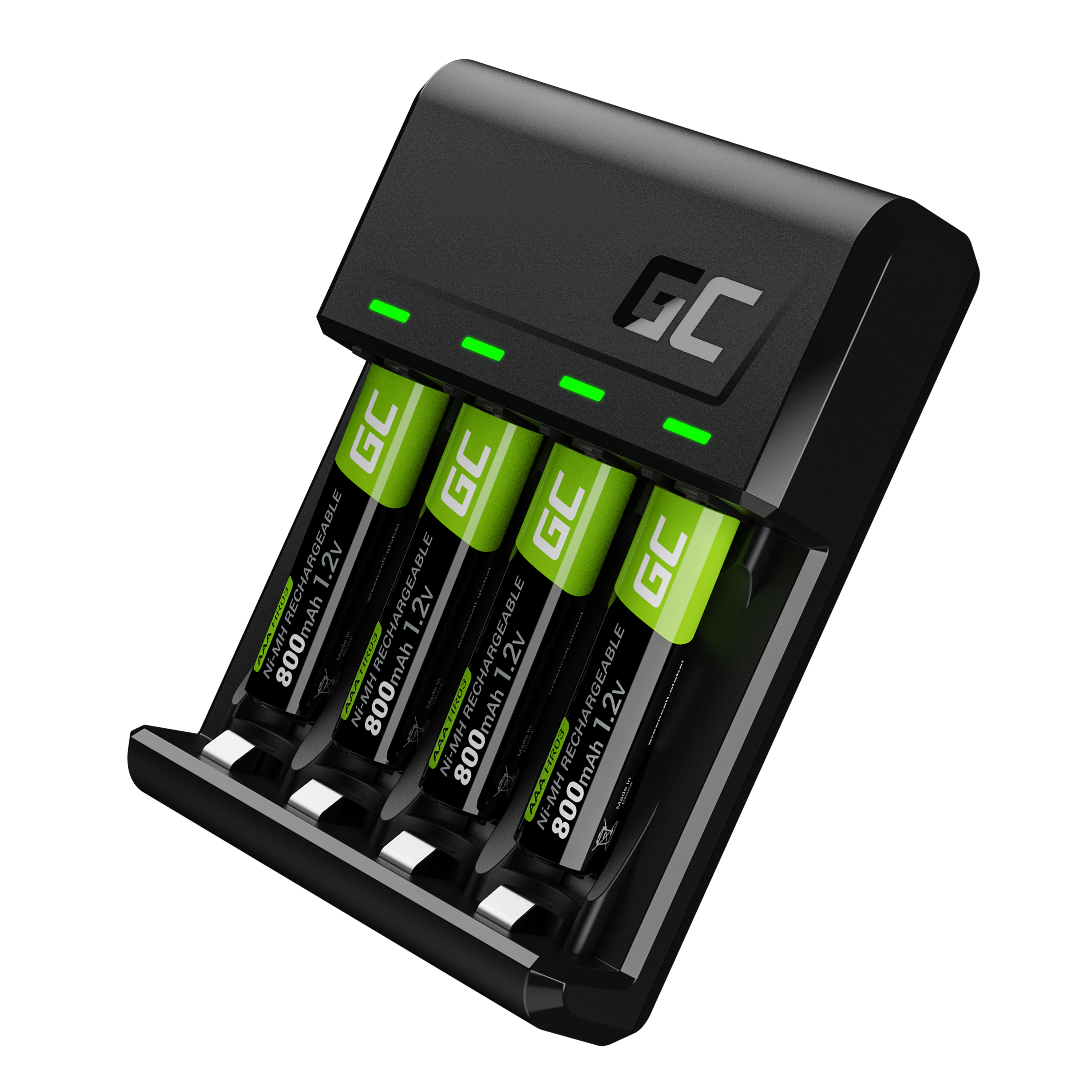 Set charger GC VitalCharger and 4x batteries AAA / HR03 800mAh Set charger GC VitalCharger and 4x batteries AAA / HR03 800mAh