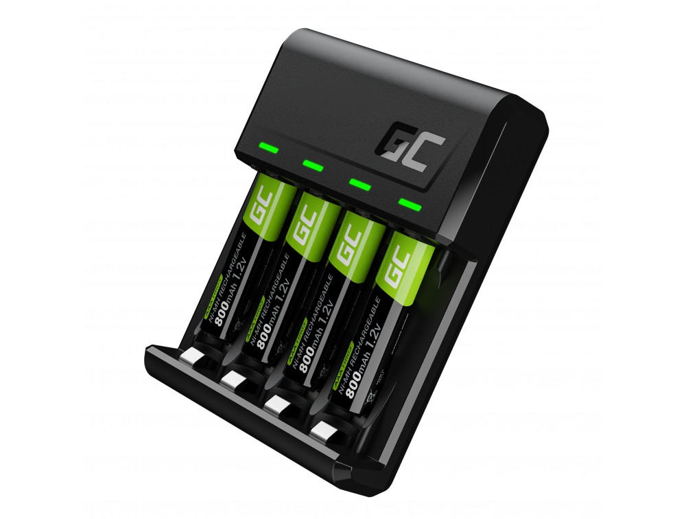 Set charger GC VitalCharger and batteries 2xAA 2000mAh 2xAAA 800mAh