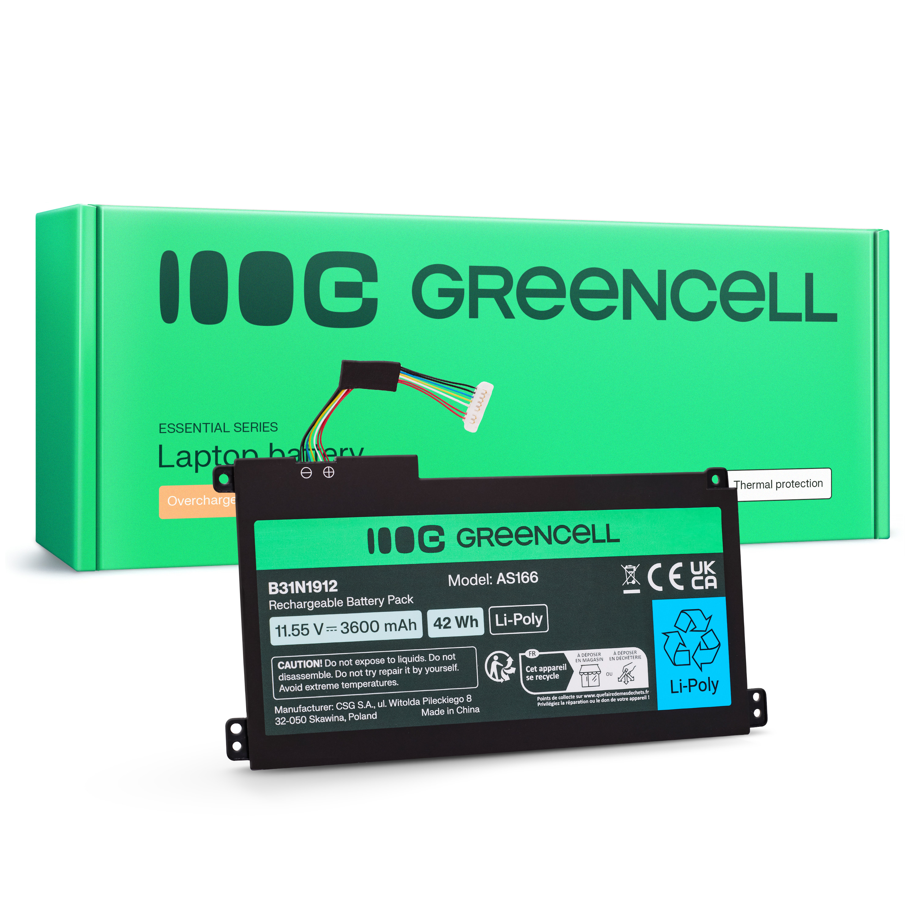 Greencell Battery for Asus C31N1912 / B31N1912 3HWPP ASUS VivoBook 14: E410MA, L410MA, E410KA, E510MA