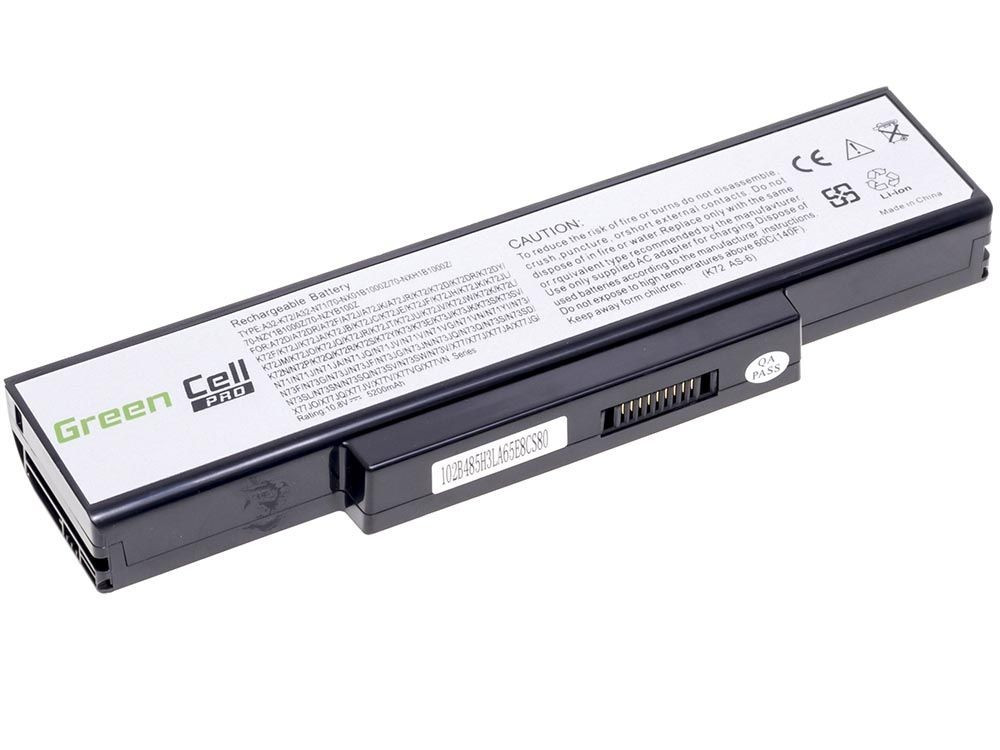 Green Cell PRO Batteri för Asus A32-K72 K72 K73 N71 N73 / 11,1V 5200mAh