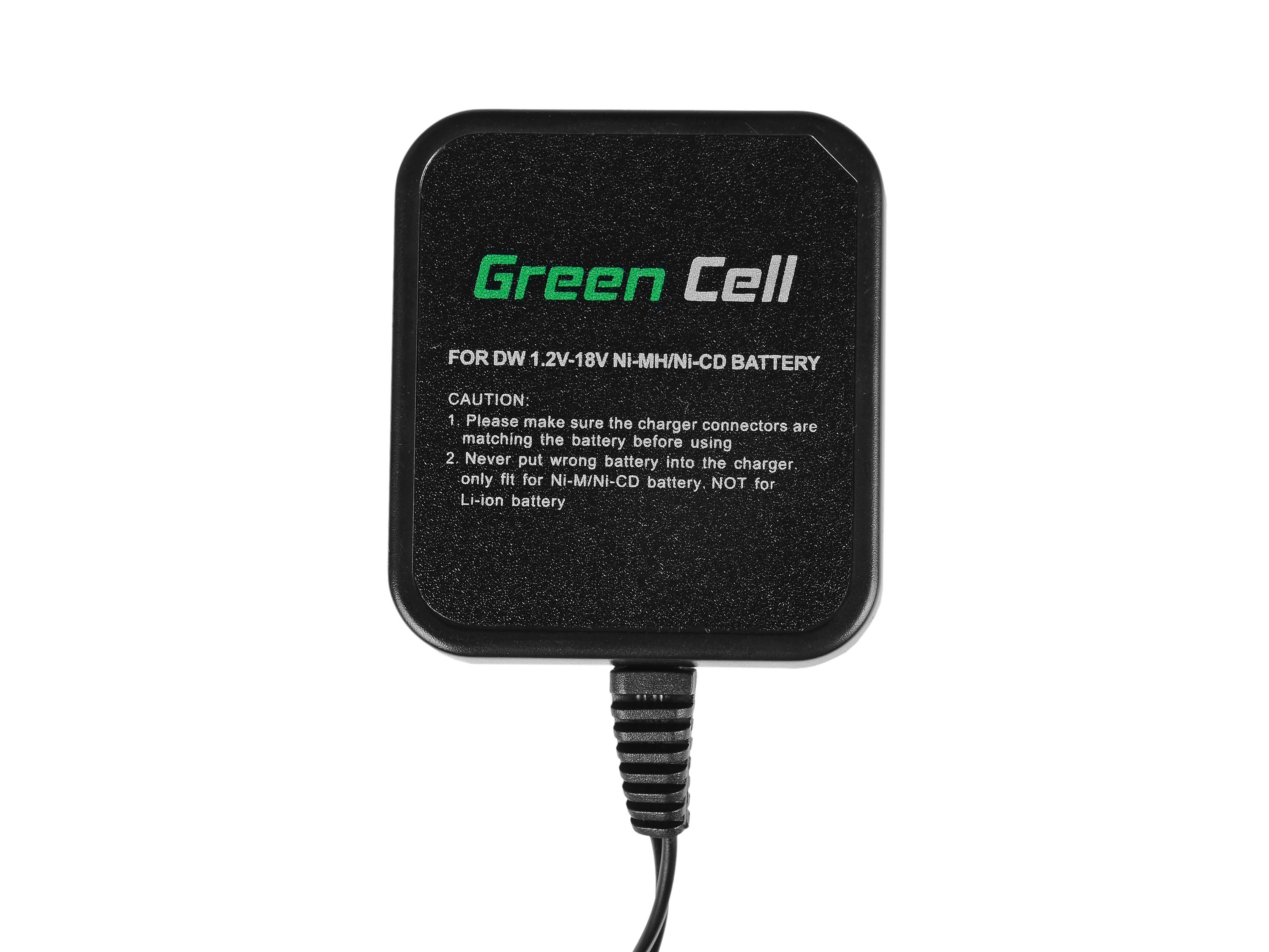 Green Cell batteriladdare för energiverktyg för DeWalt 8.4V -18V Ni-MH Ni-Cd