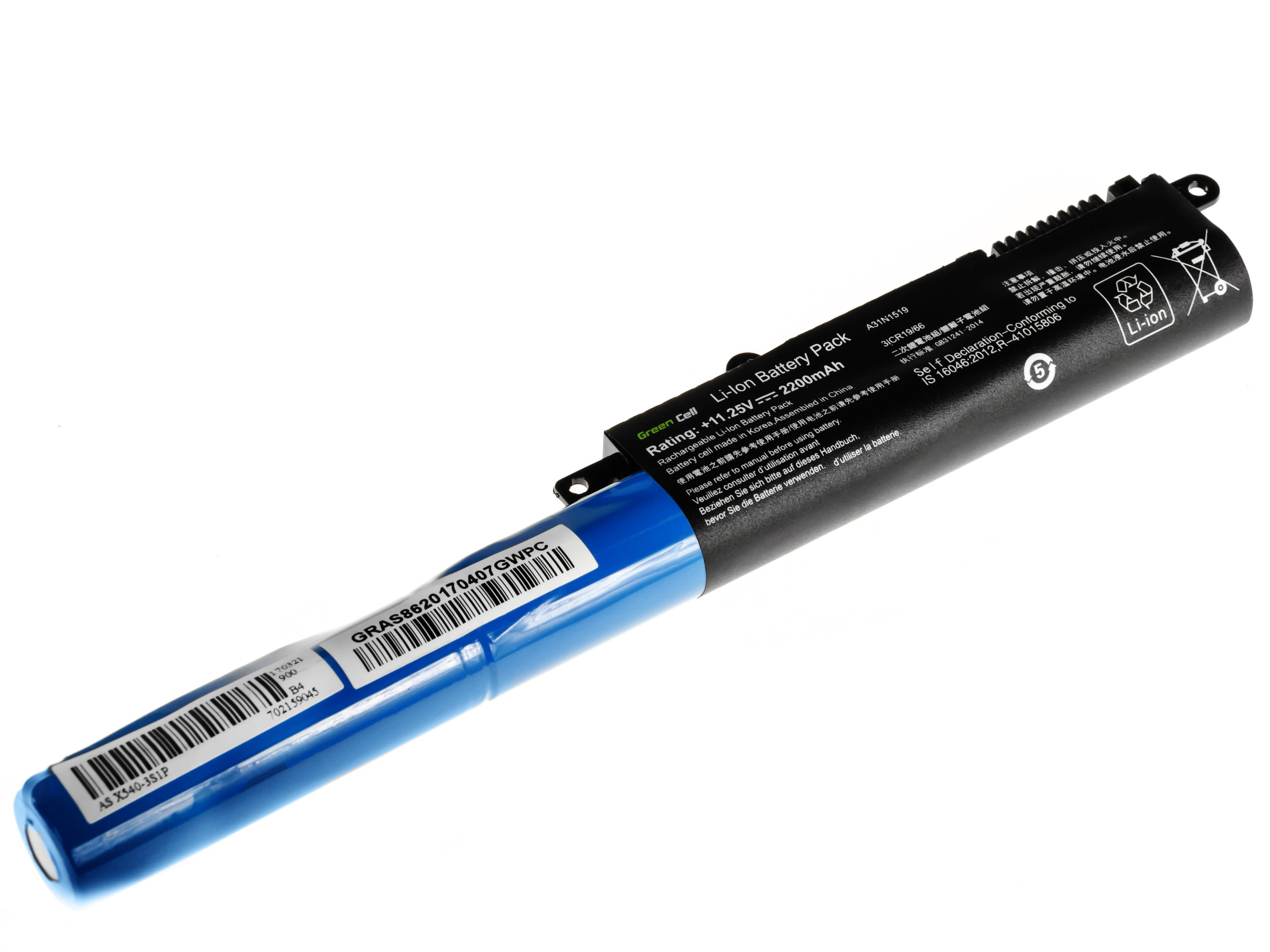 Asus A31N1519 F540 F540L F540S R540 / 11,25V 2200mAh