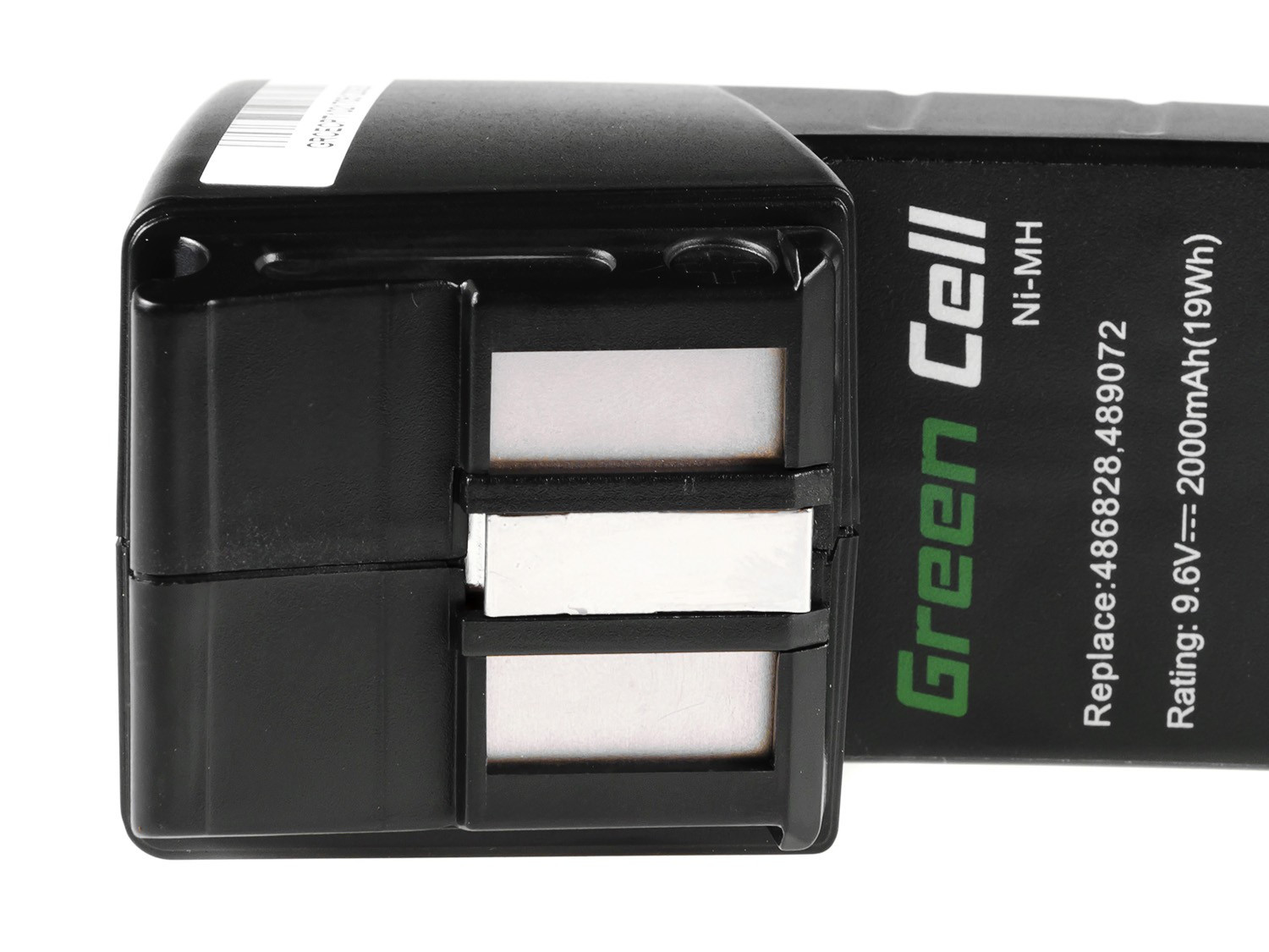 Green Cellverktygsbatteri för FESTOOL BPH9 6C 96ES 9.6V 2Ah