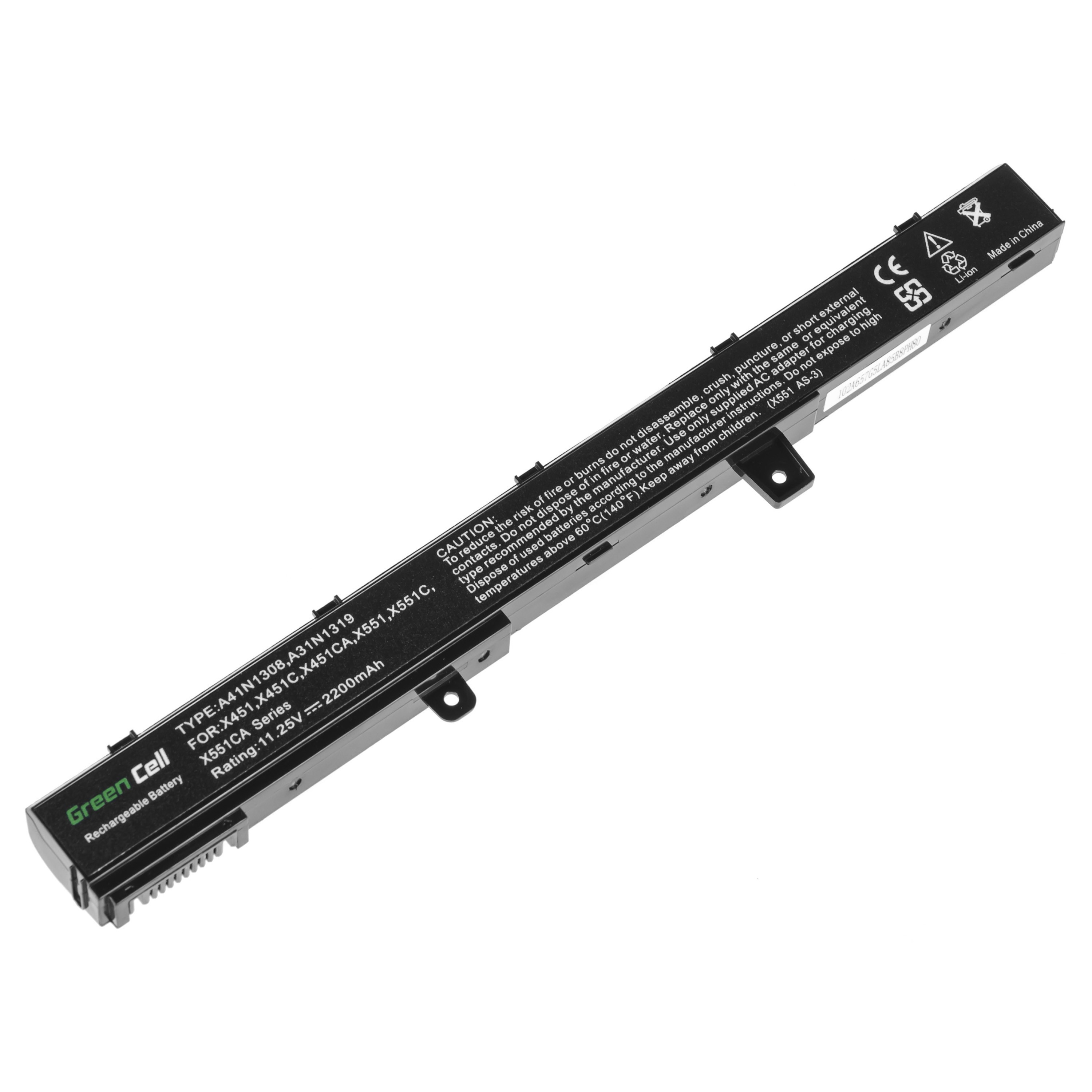 Asus R508 R556 R509 X551 / 11,25V 2200mAh