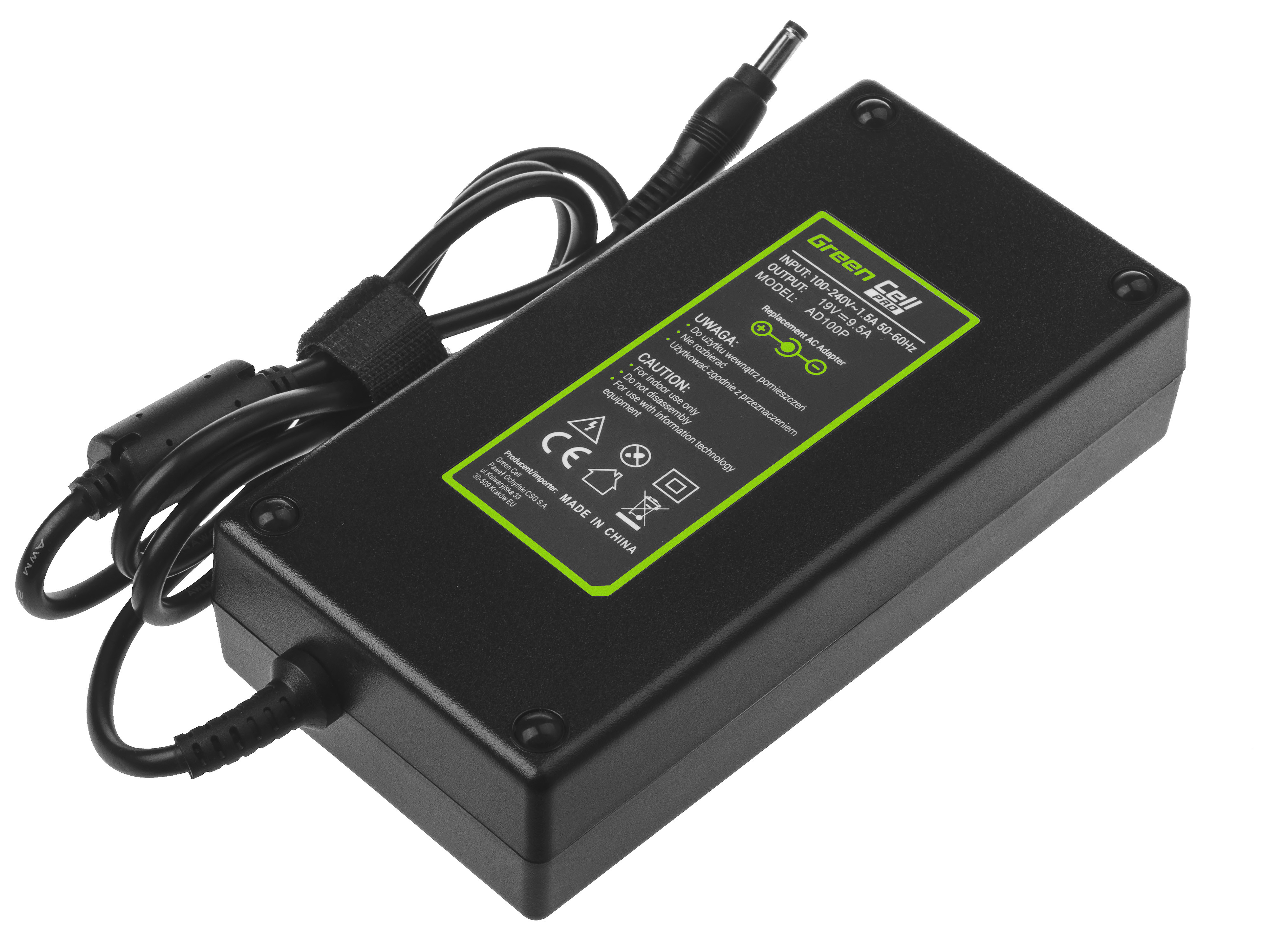 PRO Laddare nätadapter för MSI GT60 GT70 GT680 GT683 Asus ROG G75 G75V G75VW G750JM G750JS 19V 9,5A 180W