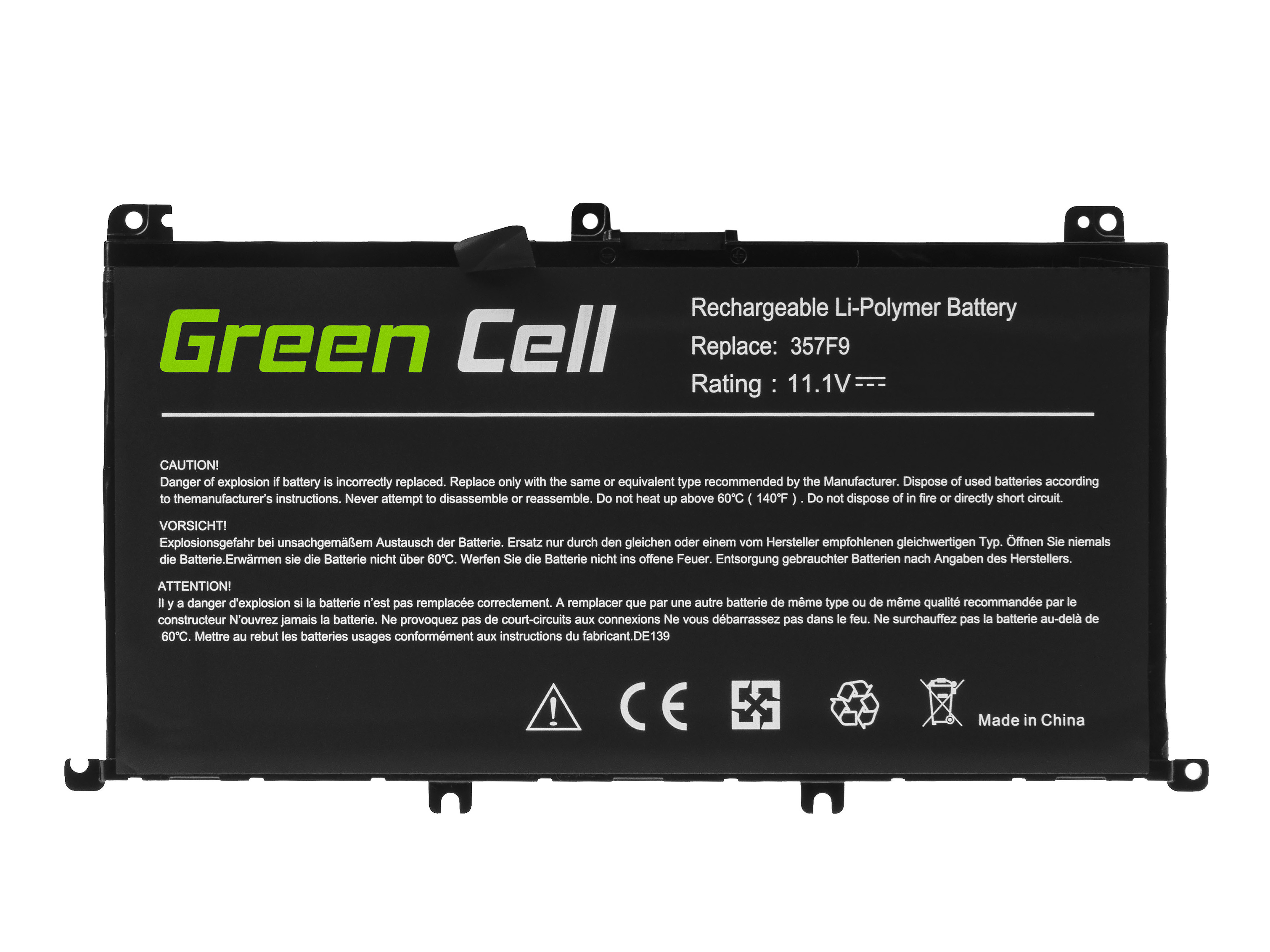 Batteri 357F9 för Dell Inspiron 15 5576 5577 7557 7559 7566 7567