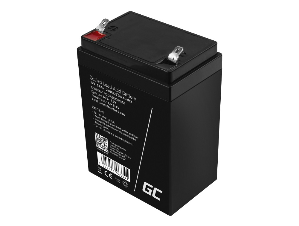 AGM Batteri 12V 2.8Ah