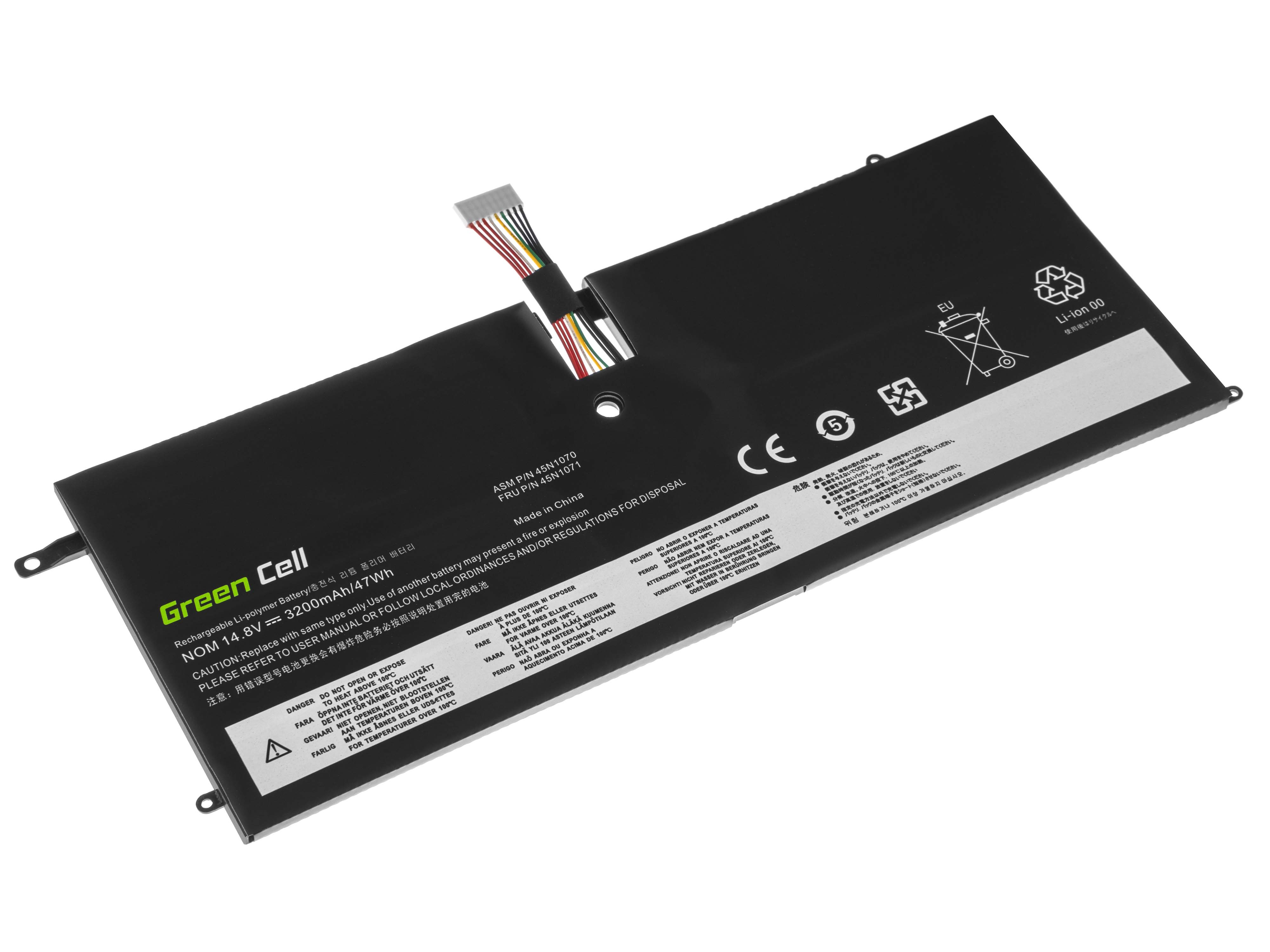 Battery 45N1070 45N1071 to Lenovo ThinkPad X1 Carbon 1 Gen 3443 3444