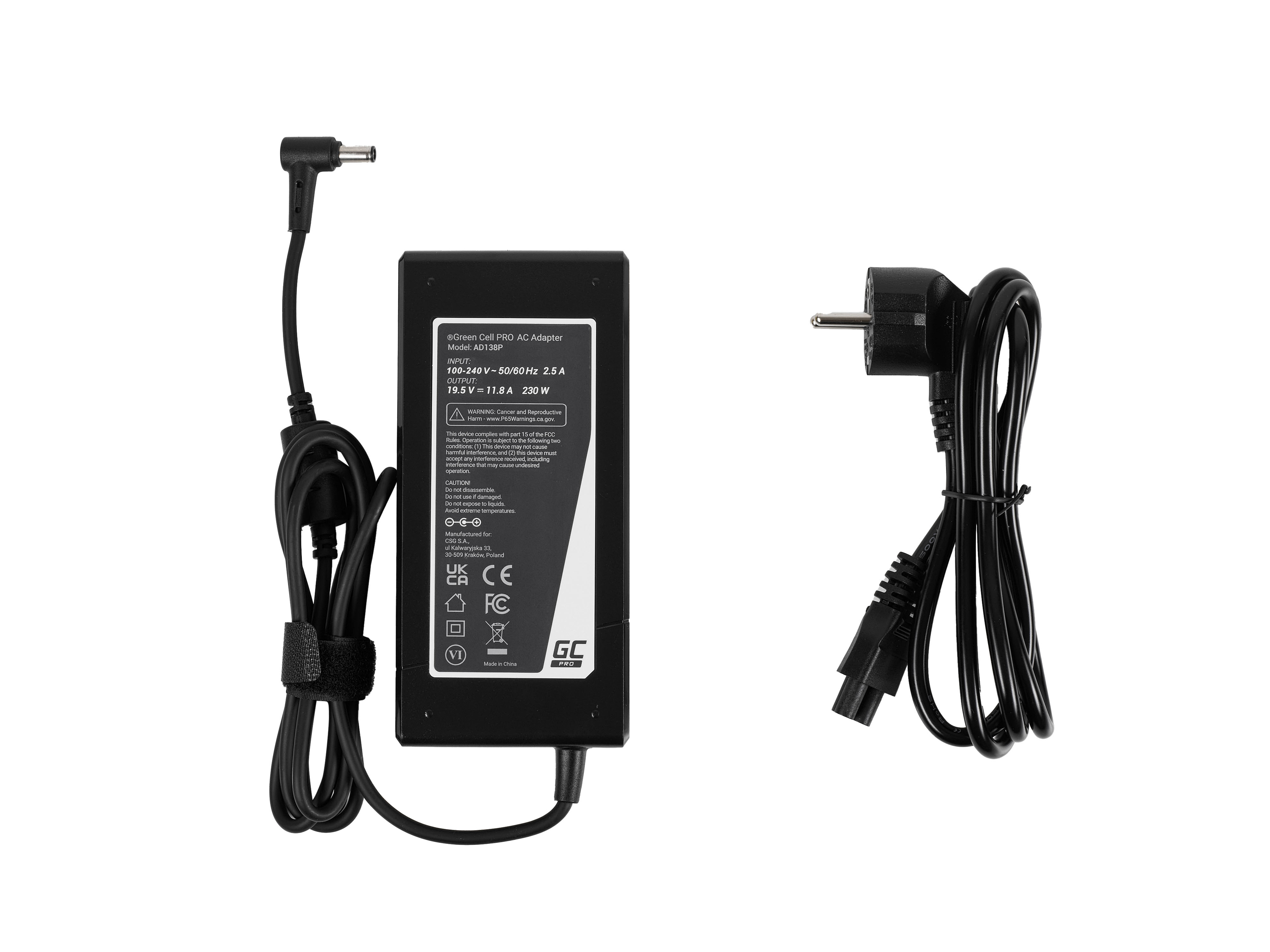 Netzteil / Ladegerät PRO 19.5V 11.8A 230W für Asus ROG Strix G531GU