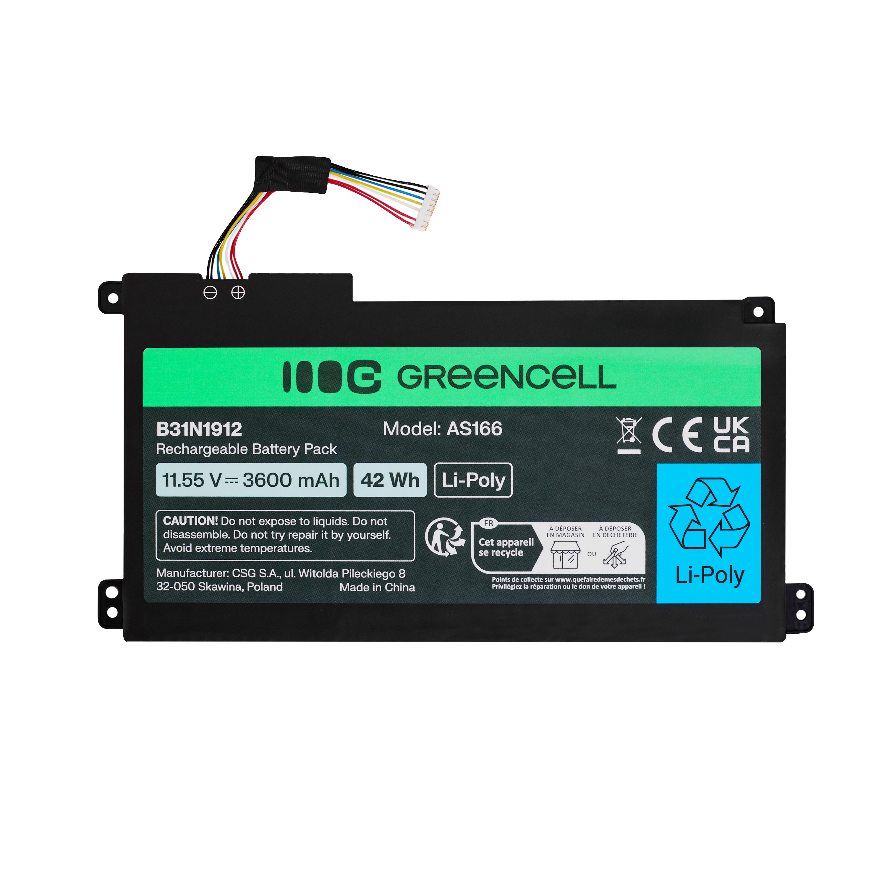 Greencell Battery for Asus C31N1912 / B31N1912 3HWPP ASUS VivoBook 14: E410MA, L410MA, E410KA, E510MA